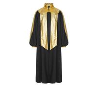 Generisch Costume di Halloween da donna Medieval Sacerdote Langrobe Chor Cape, costume da palcoscenico medievale, utilizzabile tutto l'anno, ideale per giochi di ruolo ed eventi