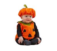 Generisch Costume di Halloween, set di pagliaccetti con cappello, 2 pezzi, in morbido pile, per ragazzi, ragazze, Halloween, neonato