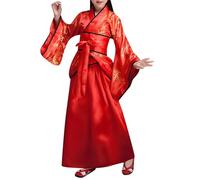 Generisch Costumi per bambini antichi Grandi Costumi per spettacoli storici per feste (Rosso, 6-7Years)