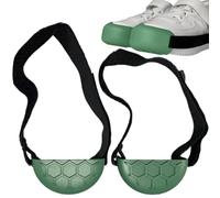 Generisch Couvre chaussures - 20 x 7 cm Couvre | Couvr-chaussures Antidérapants D'extérieur Absorbant Les Chocs Pour Le Sport Et L'école, Nylon Et Silicone Résistant À L'usure, Confort Enfant, verde