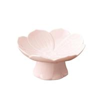 Generisch Creative High Foot Fruit Dish, Cinese Small Plate for Tea Service - Handmade Sharing Plate, Home Table Decoration (Color4)