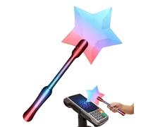 Generisch Credit Card Holder Wand,3D Printed Fun Star Rod Contactless Payment Card Holder for Shopping Store Restaurant