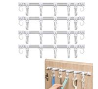 Generisch Cucina Utile Hanger, Guida da cucina con gancio, Sotto Armadio Utensili Rack Wall Mount, Nessun supporto per trapano con gancio, per l'organizzatore domestico per bagno camera da