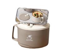 Generisch Cuiseur - Ensemble De Récipients à Déjeuner, Récipient À Déjeuner Portable D´e 1 100 ml | Conception Filtrable Pour Cuiseur, Bol à Céréales Anti-Poussière Avec Couvercle