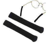 Generisch Cuscinetti auricolari per occhiali - comodi rivestimenti in maglia, elastici | manicotti di prolunga in morbida lana da 5,5 - 9 cm, design sicuro, accessorio delicato per occhiali per lunghi