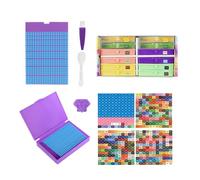 Generisch Cuscinetto per pittura con strass - contenitore e supporto | Utensili per pietre preziose accessori scatole artigianali per uomini, donne, ragazze, adolescenti