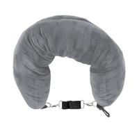 Generisch Cuscino cervicale da viaggio, cuscino di supporto in memory foam, guscio rimovibile, supporto ergonomico per il riposo, leggero, per viaggi in aereo, viaggi su strada, pendolari, treni