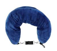 Generisch Cuscino cervicale da viaggio, cuscino di supporto in memory foam, guscio rimovibile, supporto ergonomico per il riposo, leggero, per viaggi in aereo, viaggi su strada, pendolari, treni