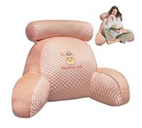Generisch Cuscino da lettura, per sedersi a letto, lavabile | Cuscino di supporto per la schiena con braccia o per lavorare al computer portatile, rilassarsi, guardare la TV