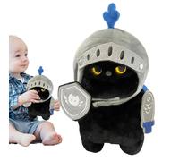 Generisch Cuscino per gatti in peluche - Cuscino per il corpo del , bambola da cavaliere, morbido e portatile, per bambini e bambini, adatto per adulti e bambini