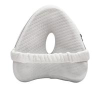 Generisch Cuscino per ginocchia in memory foam per maniche laterali, design ergonomico per hip, back & sciatica Pain Relief(bianco)