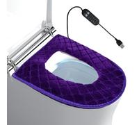 Generisch Cuscino per WC con USB, riscaldamento regolabile in 5 livelli, con timer, design a spina per la cura degli anziani, bagno, camera d'albergo, vacanze
