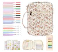 Generisch Custodia biblica - Borsa da chiesa con maniglia | Tasca con cerniera e, per la protezione e il trasporto della Sacra Scrittura, Colore: rosso, vedi descrizione