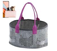 Generisch Custodia per lettore audio, in feltro con custodia per il trasporto, per ascoltare le bambole, in tessuto, per giocatori, per strumenti musicali, multifunzione, vedi