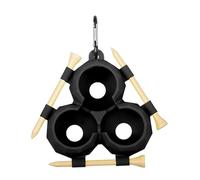 Generisch Custodia per palloni da golf in silicone, supporto per palloni da golf, con fibbia a clip pendente, portatile, per uomini e donne, Nero , vedi descrizione, Vedi descrizione