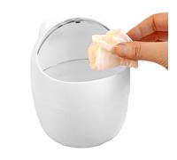 Generisch Cute Small Trash Can - Smalls Dustbin For Bathroom | Bear Waste Bin With Lid | Detachable Small Desk Trash Can | For Dorm Car Workshop Laundry Kitchen Bedroom Home Dressing Table