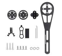 Generisch Cycling Computer Mount, Aluminum Alloy Front Computer Stand, Stylish Bike Mount, 5,71 x 1,5 x 0,55 pollici, Riding Equipment for City Streets, Outdoor Adventures, Commuting