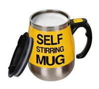 Generisch da caffè automatica - 400 ml in acciaio alimentato a batteria | da caffè elettrica auto-commovente | per tè al latte in polvere a casa ufficio viaggi scuola campeggio