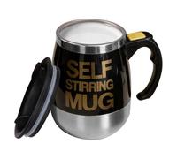 Generisch da caffè miscelata automatica, 400 ml, in acciaio | Tazza magnetica per mescolare il caffè, per tè, latte, bevande in polvere, casa, ufficio, viaggi, scuola, palestra