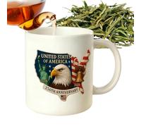 Generisch da caffè patriottica | Contenitore patriottico del 250° anniversario - 1776-2026 commemorativa cerimoniale | Come regalo per amici, famiglia, papà, madri, nonni, così come uomini