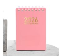 Generisch Daily Planner Notebook 2026 Coil Workbook, A7 Pocket Size, Compact Portable Design, Smooth Writable Pages, Ideale per Sketching Classroom College Research Work Meetings