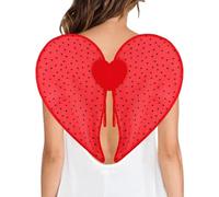 Generisch d'angelo per adulti - a forma di cuore leggero e portatile | del costume - Per le donne travestimento San per feste servizio fotografico