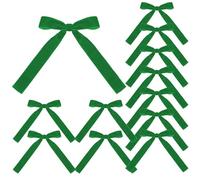 Generisch De Couronne De Noël Rouges | En Velours Rouge Pour Sapin, Couronne, Porte, Cheminée | Arcs Décoratifs En Ruban De VelourPour Décoration De Noël, Fête, Mariage Et Intérieur