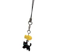 Generisch Decorazione da appendere a forma di gatto, realizzata a mano | Grazioso accessorio a forma di animale, pratico per l'uso quotidiano, decorazione per portafoglio alla moda per donne alla