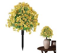 Generisch Decorazione floreale artificiale per esterni, 40 x 40 x 60 cm, petunia artificiale resistente ai raggi UV, con asta per il terreno, adatta per giardini, terrazze, vasi di fiori e verande