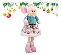 Generisch Decorazione natalizia per la casa, motivo: rosa, decorazione della stanza, statuetta allungabile come decorazione natalizia, per scrivania, , soggiorno, camera da letto, cucina