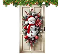 Generisch Decorazione Natalizia per Porta - Grandi Decorativi Artificiali | Natalizia per la Porta di casa - Interni Come Soggiorno, Camera da, Ufficio, Camera degli Studenti