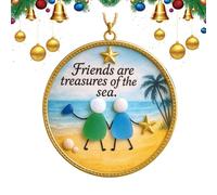 Generisch Decorazione per albero di Natale in acrilico 2D, decorazione da appendere | Decorazioni natalizie per le vacanze, come decorazione per la casa, la stanza, la parete, la finestra, la porta e