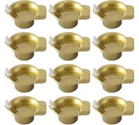 generisch Deepavali - Candele da tè piccole, senza fiamma, tremolanti, decorazione luminosa per centrotavola, 12 pezzi