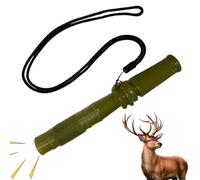 Generisch Deer Grunt Call - 12 x 2 cm Realistic Adjustable Deer Call | Portable Rattling Antlers Tool, Loud Hunting Gear for Camping Training and Outdoor Yard Farm Use