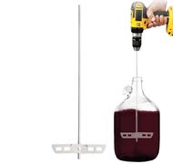 Generisch Degassatore di vino per trapano | Agitatore di degasaggio in acciaio inox per vino e birra portatile agitatore per la vinificazione accessori di riempimento, per birra
