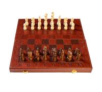 Generisch degli scacchi in legno, set da scacchiera portatile con | Scacchiera pieghevole, gioco divertente per la famiglia, per principianti del torneo