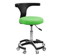 Generisch Dental Stool with Backrest: Height Adjustable Assistant Dentist Chair for Office, Medical, Dental Shop op, Lab & Beauty Salon
