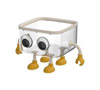 Generisch Desktop Trash Can - Lidded Garbage Can For Desk | Mini contenitore trasparente e Dustbin decorativo per bagno, bedroom, Dormitory, Classroom, Restroom, And Office Spaces