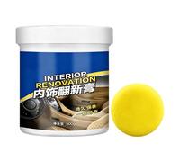 Generisch Detergente per interni auto - adattabile, 500 g, detergente per sedili in pelle, pulitore per cruscotto, smacchiatore per la pulizia e il restauro di pannelli per porte di sollevamento