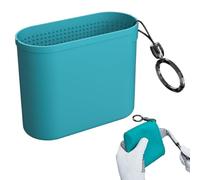 Generisch Detergente per palloni da golf, lavatrice, di pulizia compatto, integrato con clip carabiner, detergente portatile per club per accessori sulla strada, 5,12 x 1,57 x 3,94 pollici