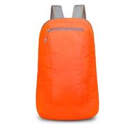Generisch Deutet - Zaino per bambini, leggero, pieghevole, colorato, per la scuola, per lo sport all'aria aperta, con grande capacità, colore: Nero, Colore: arancione., Taglia unica