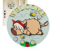 Generisch di benvenuto per la porta di casa, di benvenuto con motivo di - decorazione per casa colonica sospesa, decorazione per finestra, parete, Natale, Pasqua, regalo