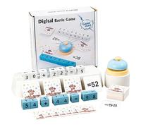 Generisch di costruzione digitali - Giocattoli di apprendimento a conteggio interattivi, giochi di matematica per moltiplicazione e divisione, per viaggi, asilo prescolare, Natale, festa dei