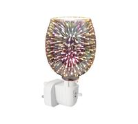 Generisch Diffusore di profumo elettrico, senza fiamma, luminosità regolabile | Lampada da notte per compleanno, festa della mamma, camera da , soggiorno, bagno, dormitorio, hotel spa centro