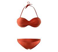 Generisch Dikini Set Push Up Sexy Costume da bagno Estivo Costume Da Bagno Due Pezzi Donna Sport Bikini Set 2025 Costume Da Bagno Costume Da Bagno Bikini Top, Colore: arancione., M