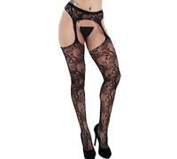 Generisch Dimensioni del pizzo più collant collant Reti, b, Taglia unica