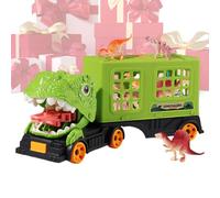 Generisch Dinosauro camion giocattolo | Dinosauro Trasporto Auto Carrier Camion | Veicoli Fantasia Per Bambini Ragazze | Viaggio Vacanze Natale Partito Gioco di ruolo prescolare Picnic All'aperto