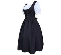 Generisch Dirndl - Abito tradizionale Dirndl da donna, per Oktoberfest, taverna Drindl Beer Bayernes