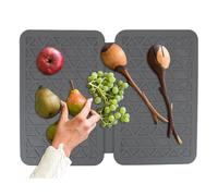 Generisch Dish Drying Mat - Assorbente Heat-Resistant Counter Pad | 2 in 1 Silicone Sleeve & Diatomaceous Earth Board | Non-Slip Kitchen Mat for Bowls Cups, for Home Apartment Dorm RV Boat Bar