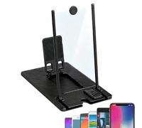 Generisch Display ingranditore per cellulare, supporto pieghevole con telecomando senza fili, schermo di ingrandimento 3D HD, per guardare film e video durante i viaggi a casa